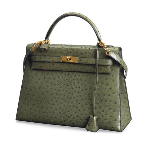 hermes birkin green ostrich bag price|hermes kelly bag ostrich.